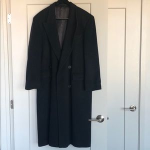 Full length Hugo Boss Cashmere Overcoat.